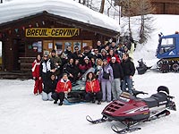 motoslitte a Cervinia