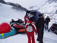 motoslitte a Cervinia