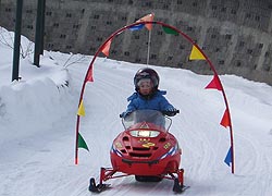 attivit in motoslitta dedicata ai bambini