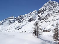 paesaggio invernale - Cervinia